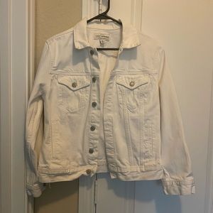 Lucky brand white Jean jacket